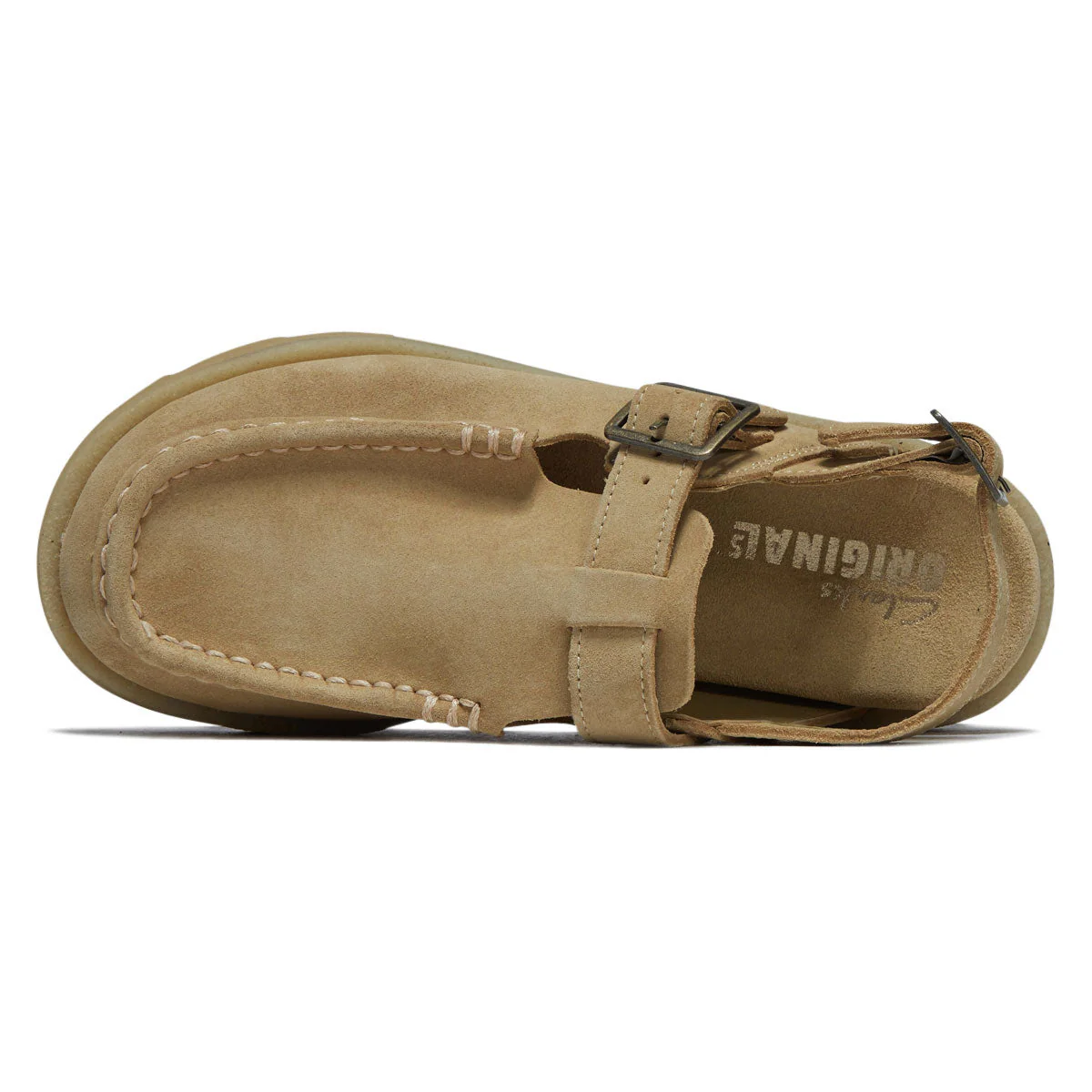 Clarks Womens Meare Easy Shoes - Maple Suede - Image 3