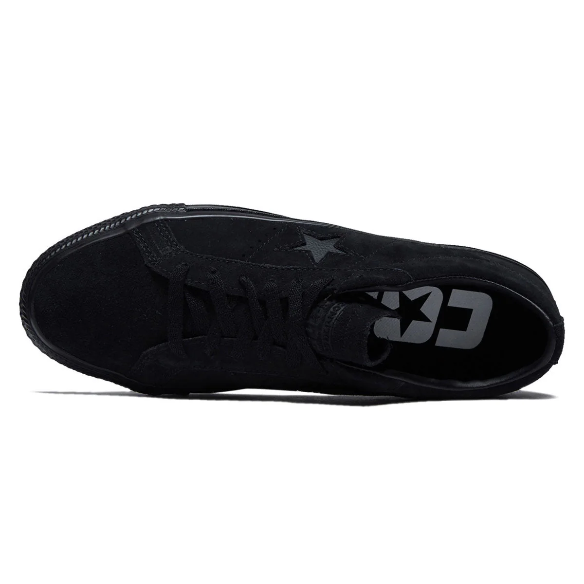 Converse One Star Pro Ox Shoes - Black/Black/Black - Image 3