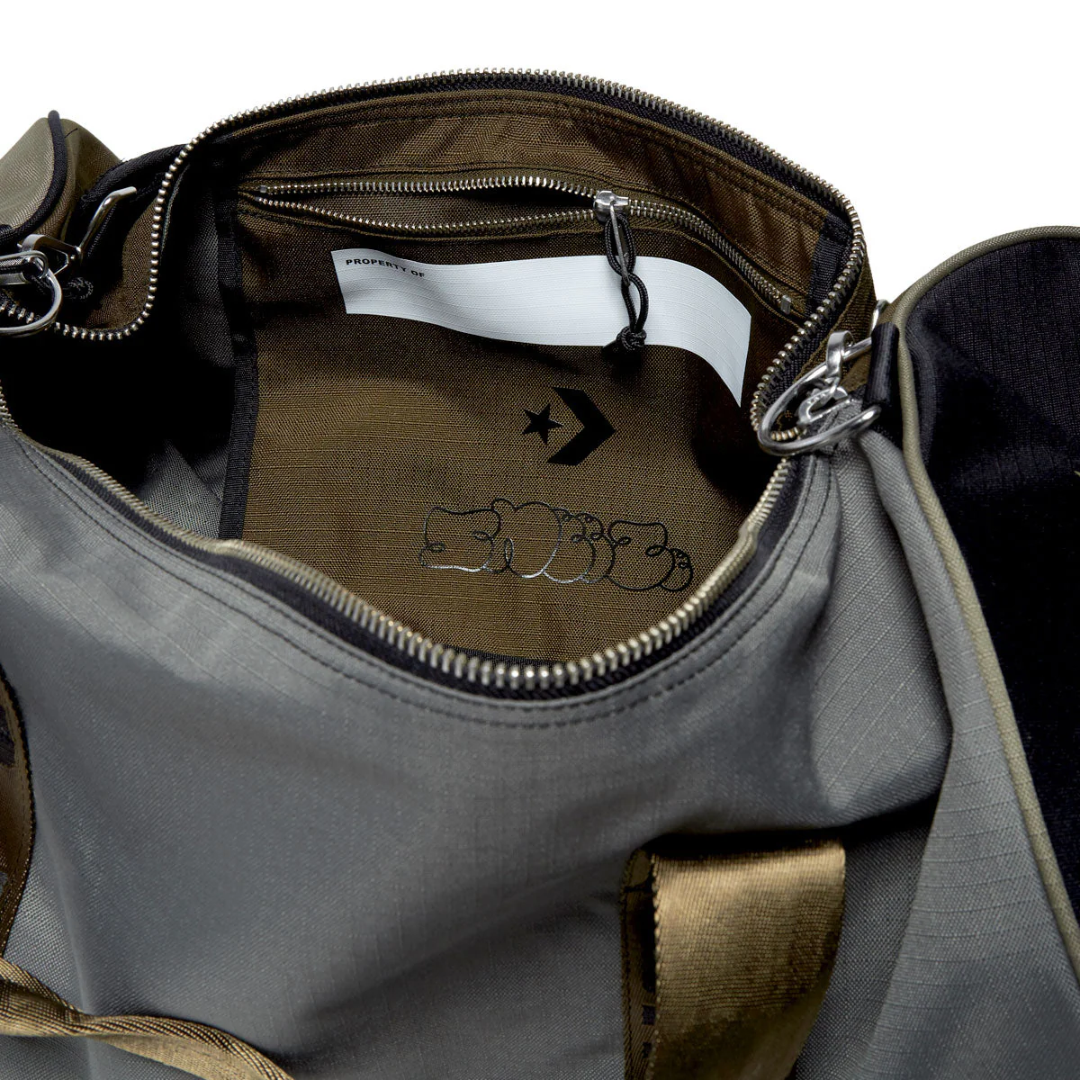 Converse x Sneeze Mag Duffle Bag - Surplus Olive - Image 5