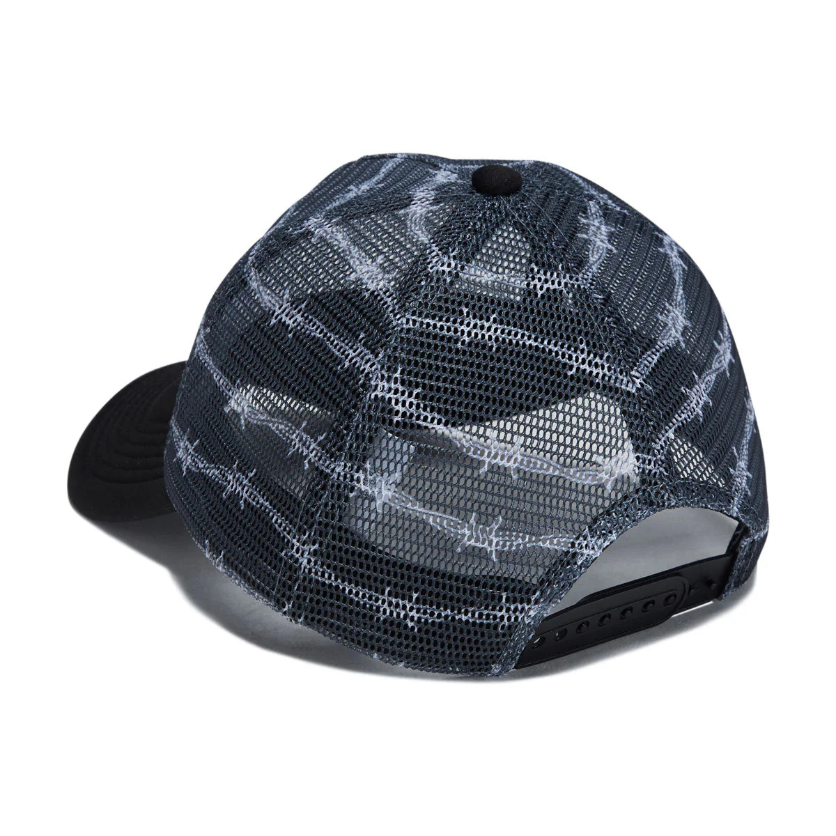 Corduroy Barbed Trucker Hat - Black - Image 2