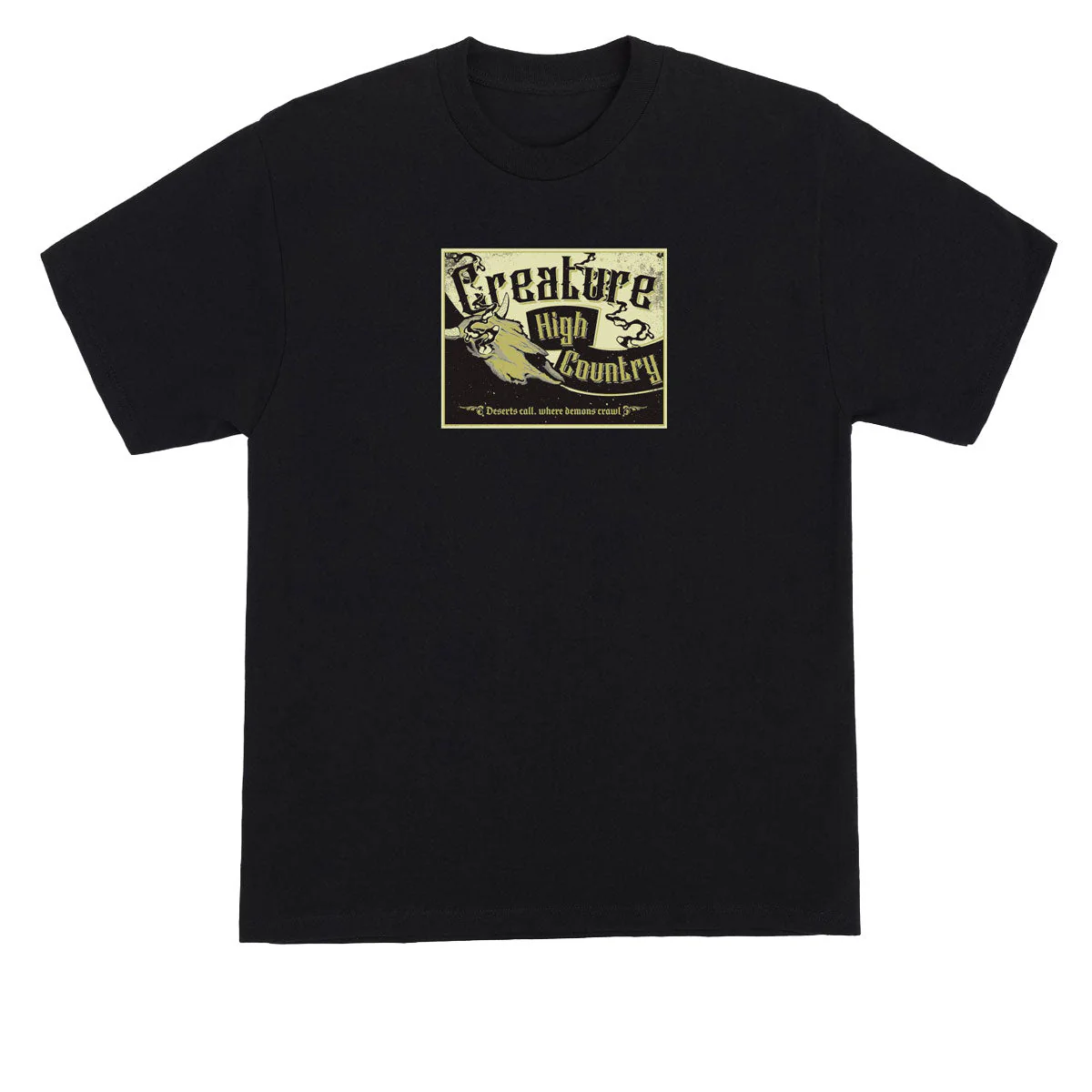 Creature High Country T-Shirt - Black