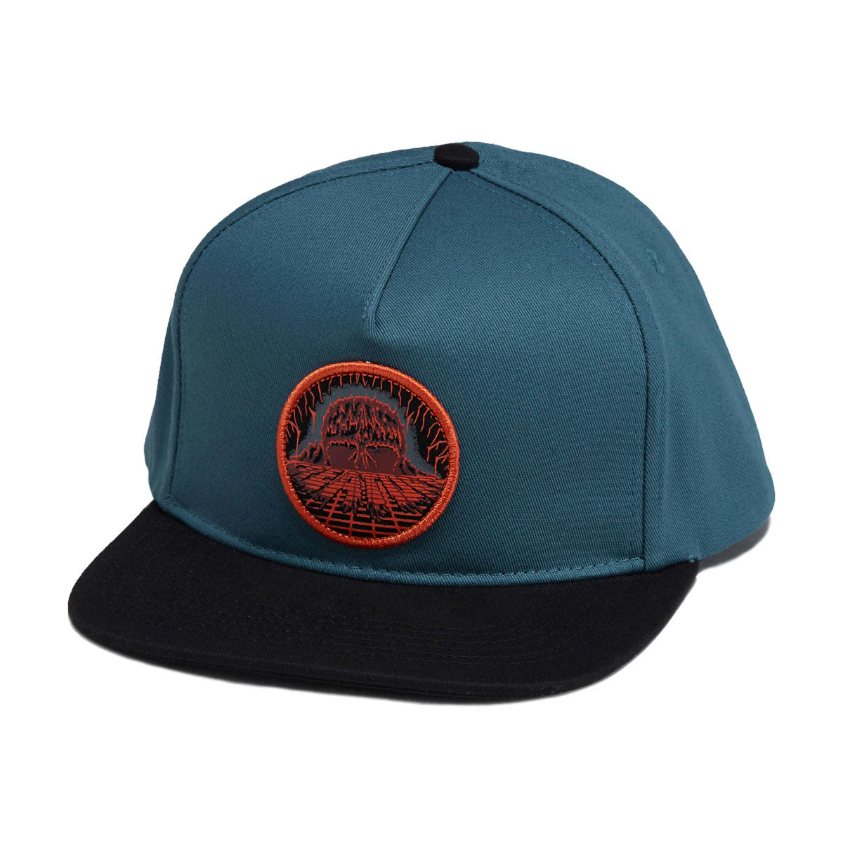 Creature Lost At Sea Snapback Hat - Dark Green/Black