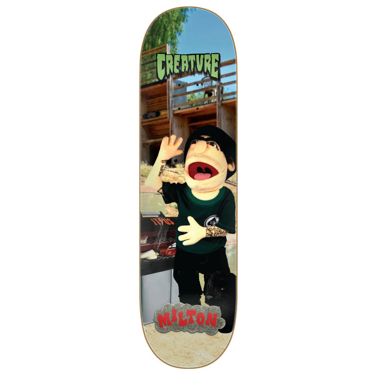 Creature Martinez Fuzzy Creature Fiends Pro Skateboard Deck - 8.60"