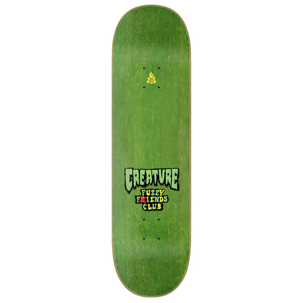 Creature Martinez Fuzzy Creature Fiends Pro Skateboard Deck - 8.60" - Image 2