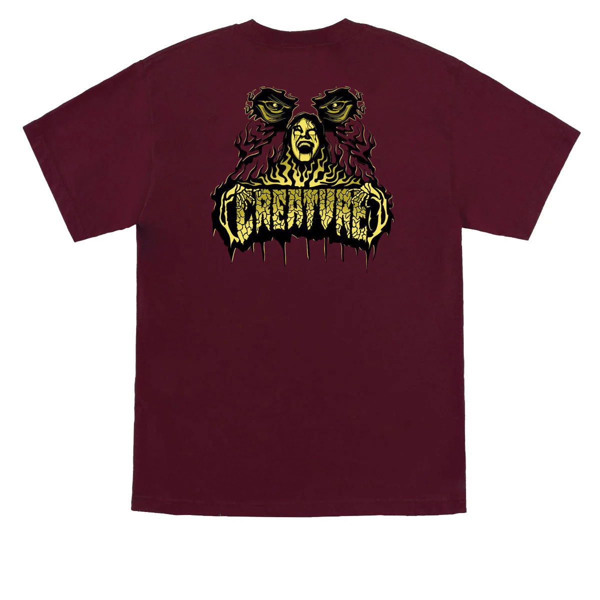 Creature Possessed T-Shirt - Maroon