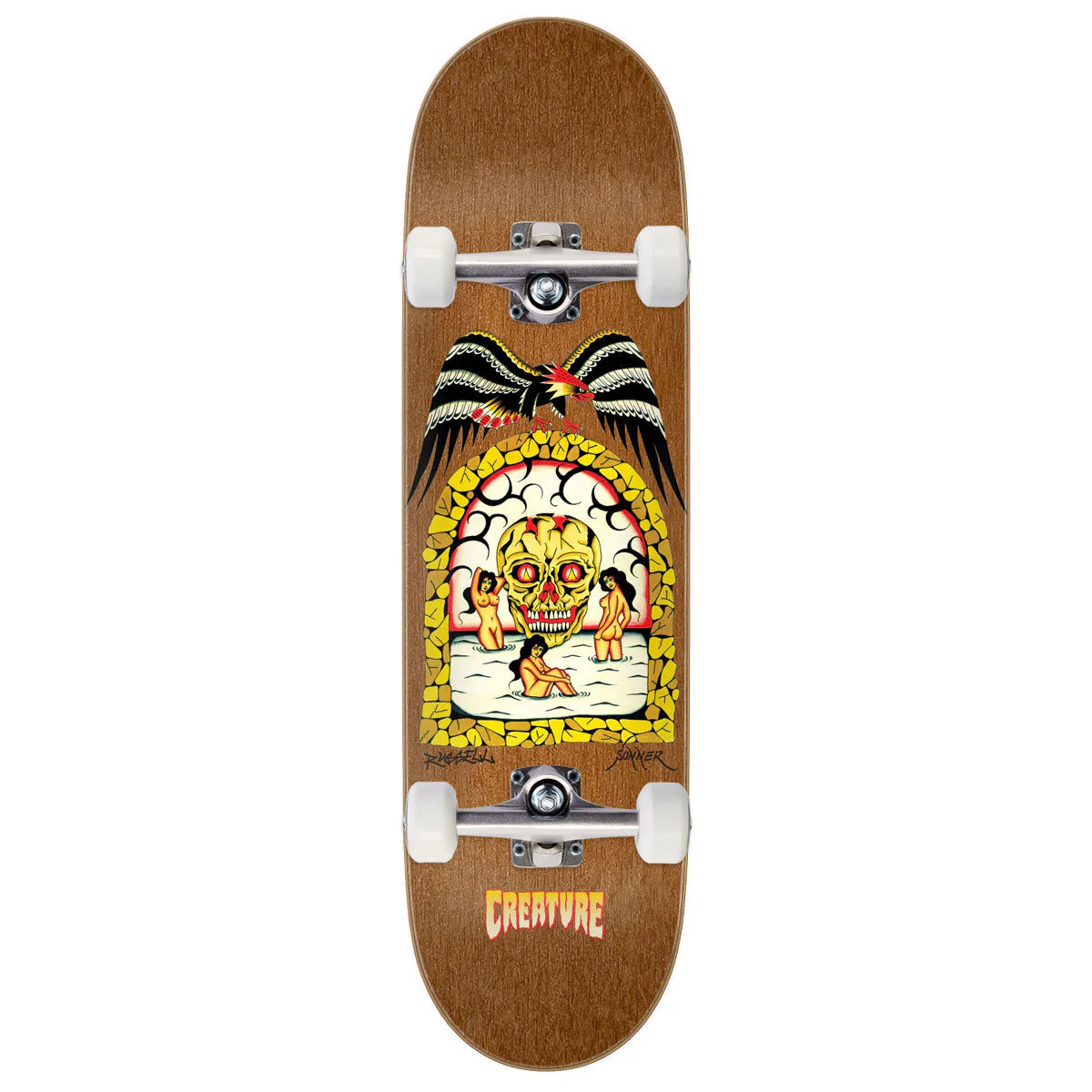 Creature Russell Flash Pro Stumps Skateboard Complete - 8.60"