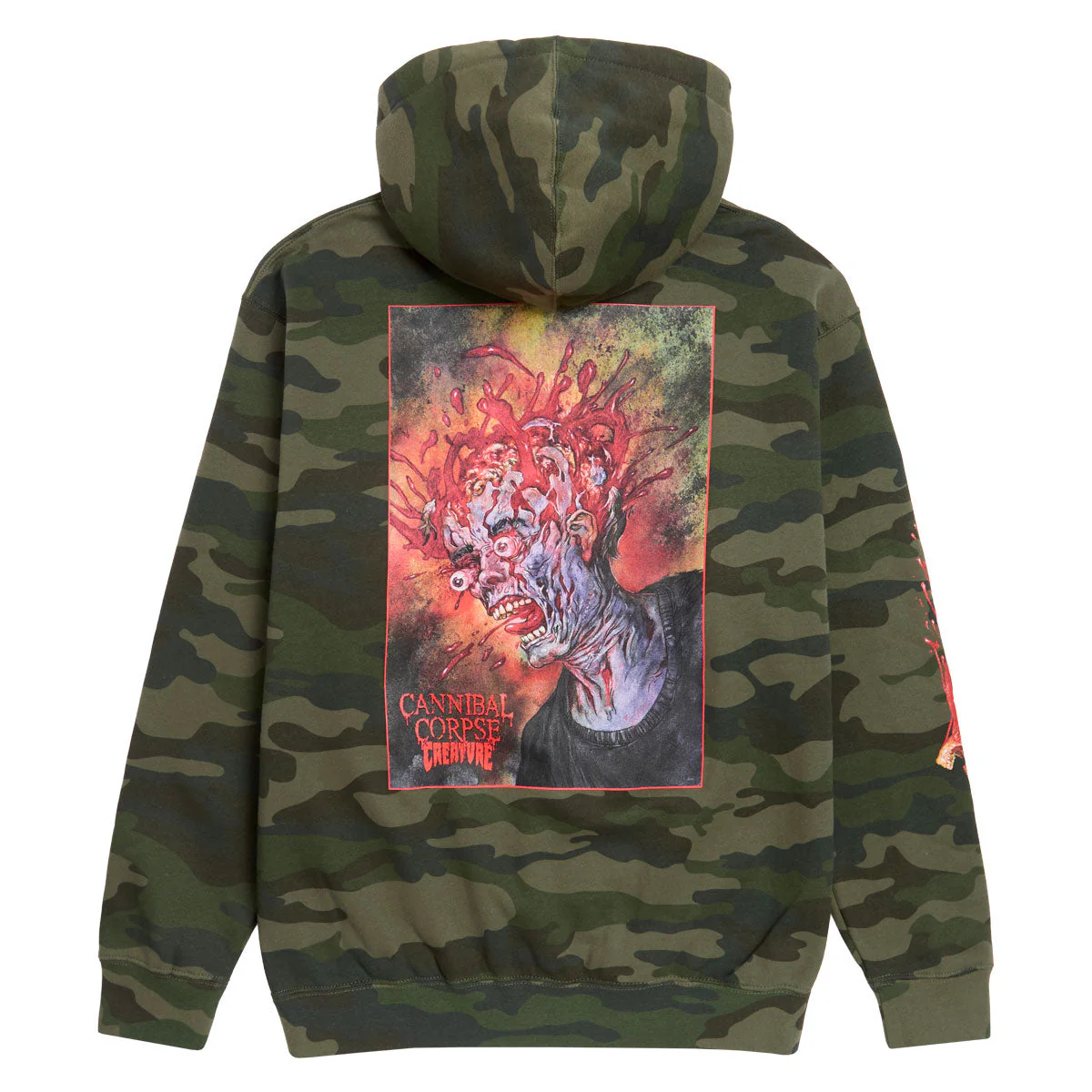 Creature x Cannibal Corpse Hoodie - Forest Camo