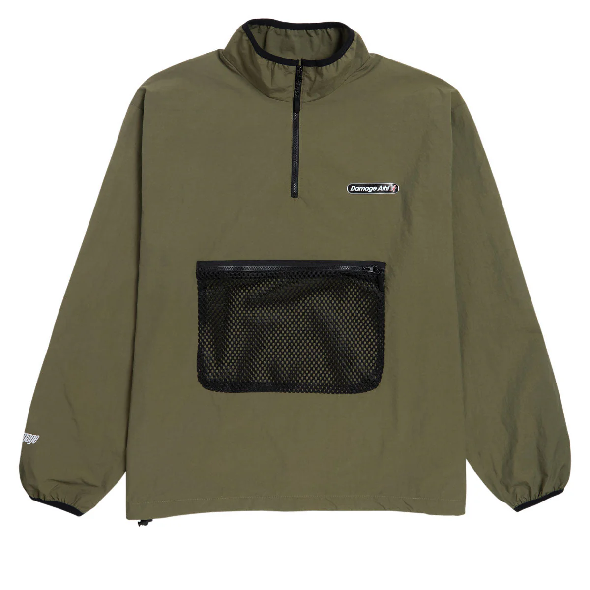 Damage Tundra 1/4 Zip Jacket - Military Green