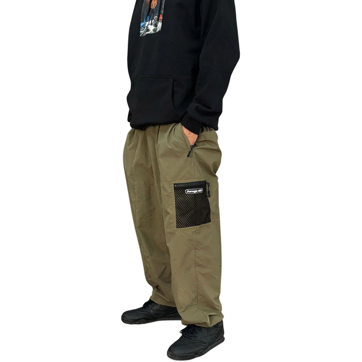 Damage Tundra Track Pants - Military Green - Image 5