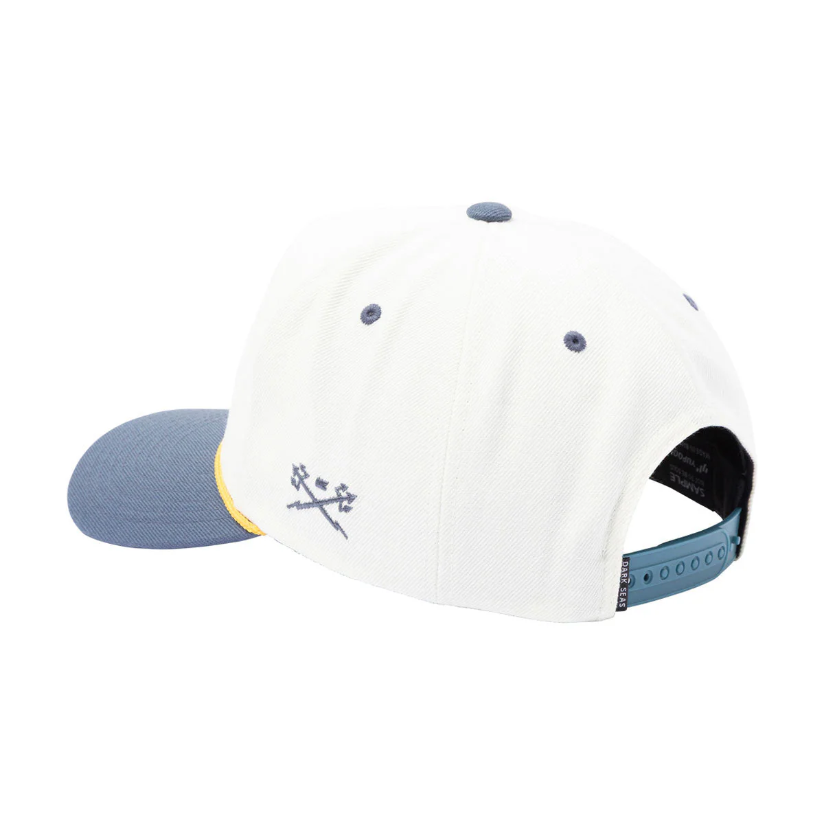 Dark Seas Corral Hat - Off White/Blue - Image 2