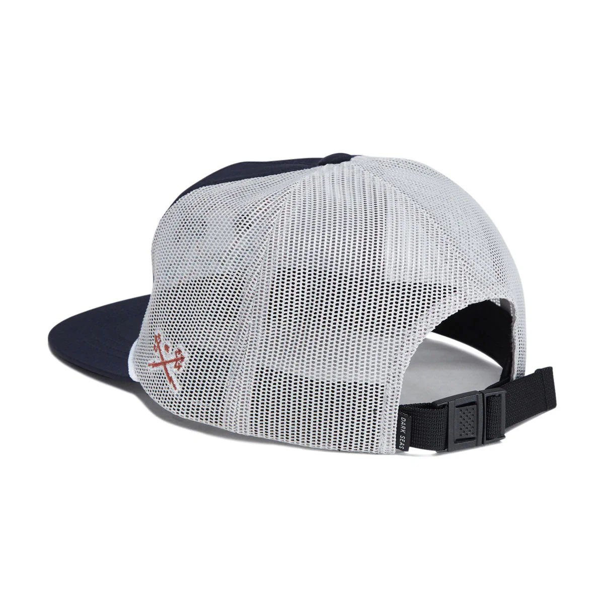 Dark Seas Gator Hat - Navy/White - Image 2