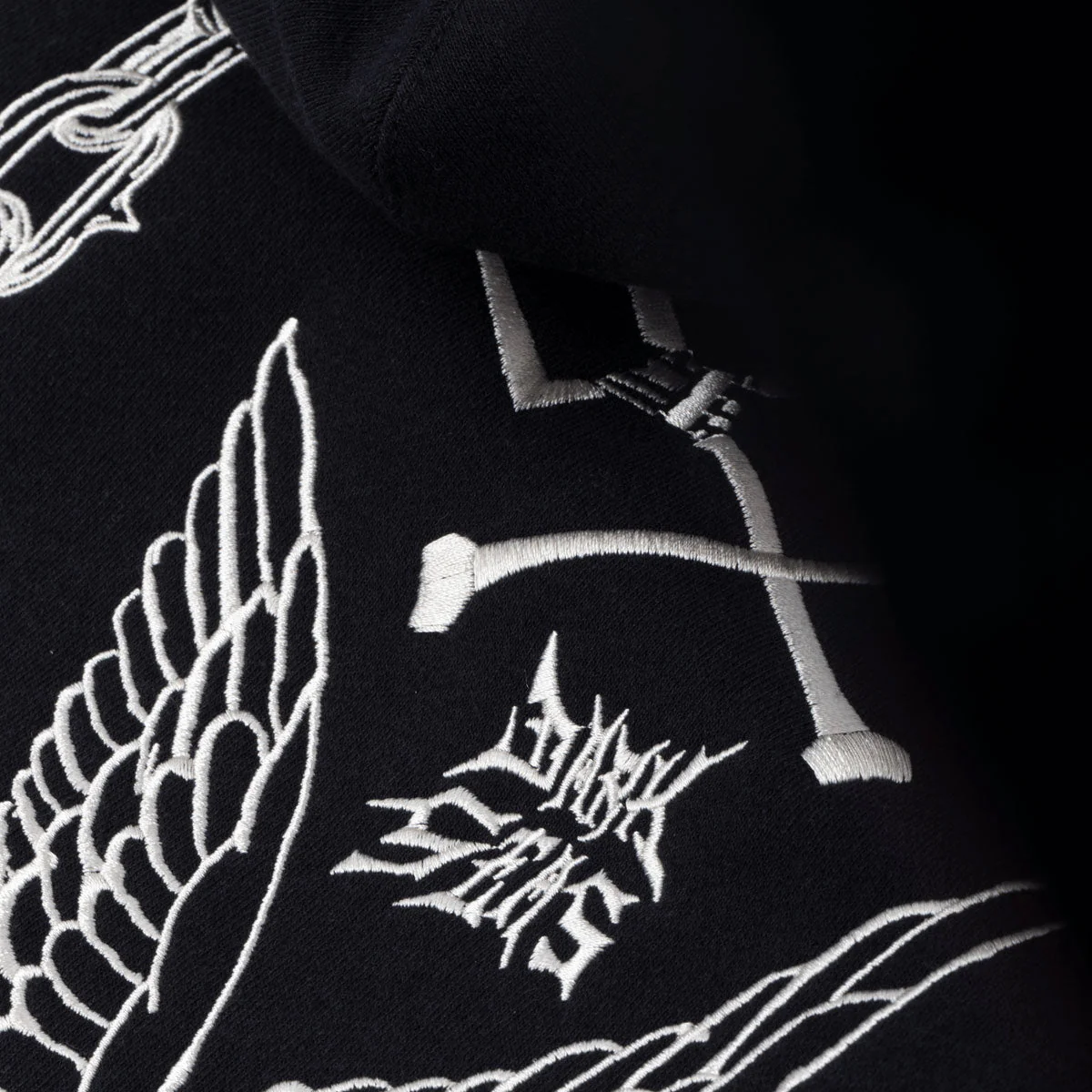 Dark Seas Mesa Heavyweight Hoodie - Black - Image 5