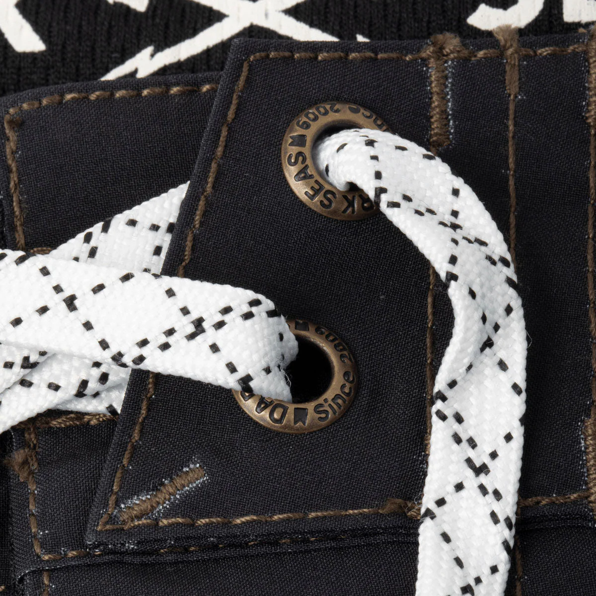 Dark Seas Time Warp Boardshorts - Black Camo - Image 5