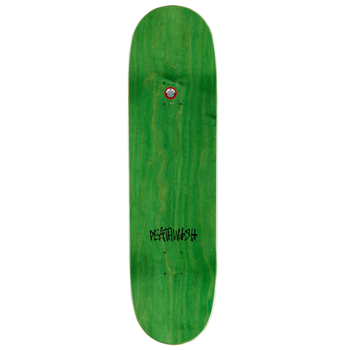 Deathwish Deathspray Skateboard Deck - Black/White - 8.75" - Image 2