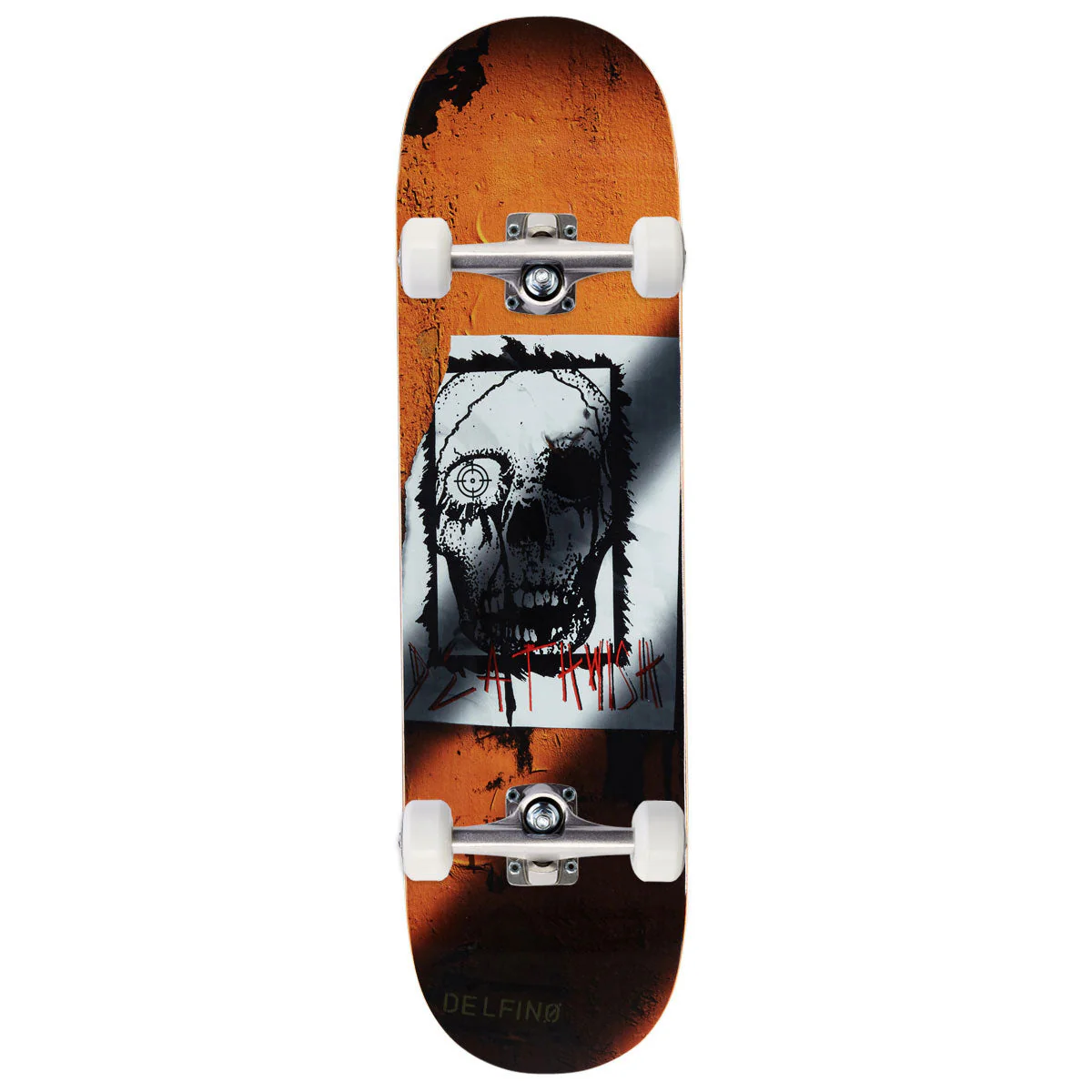 Deathwish Pedro Delfino Torn Skateboard Complete - 8.25"