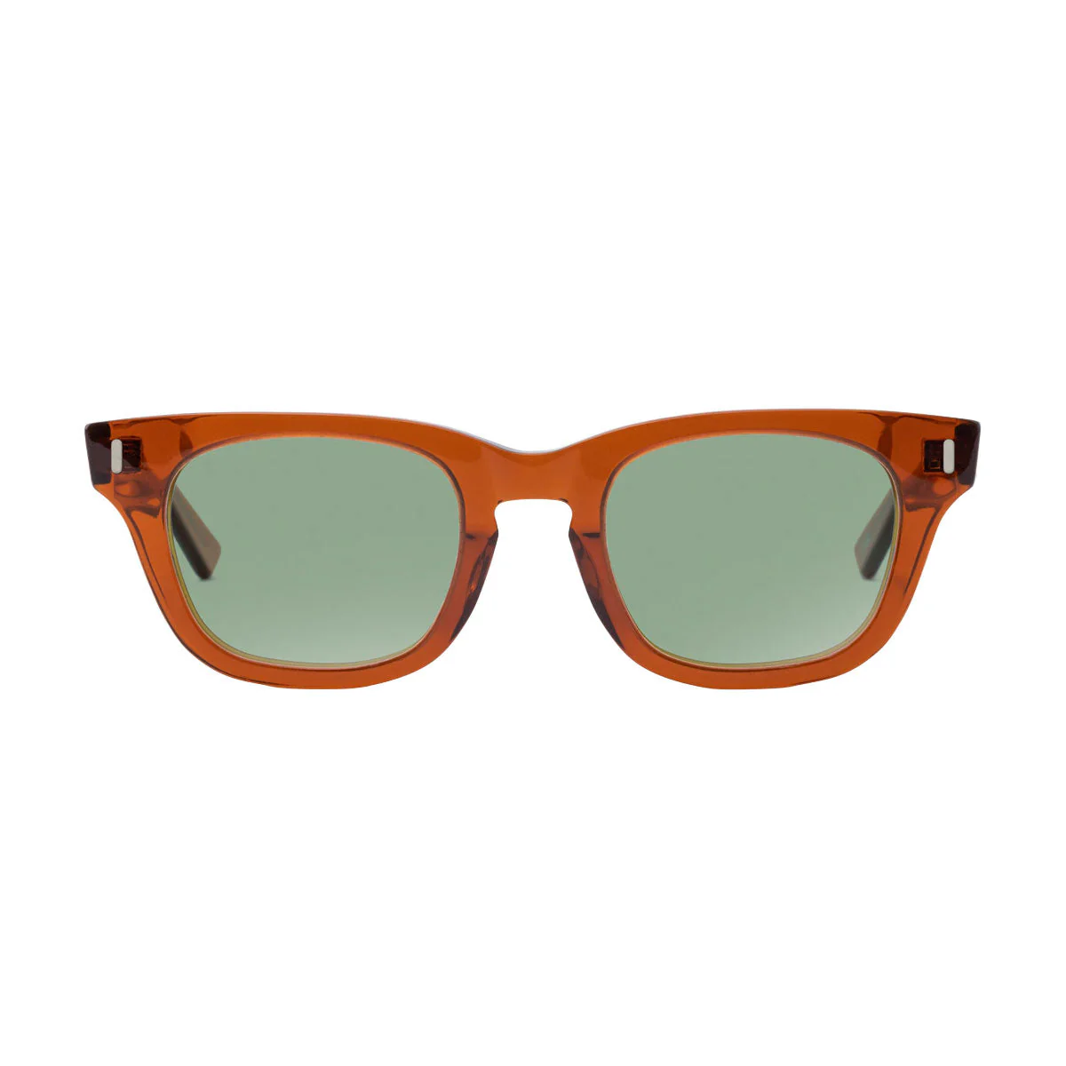 Decade Earl 50s Sunglasses - Coffee Acetate/Green CR39 - Image 2