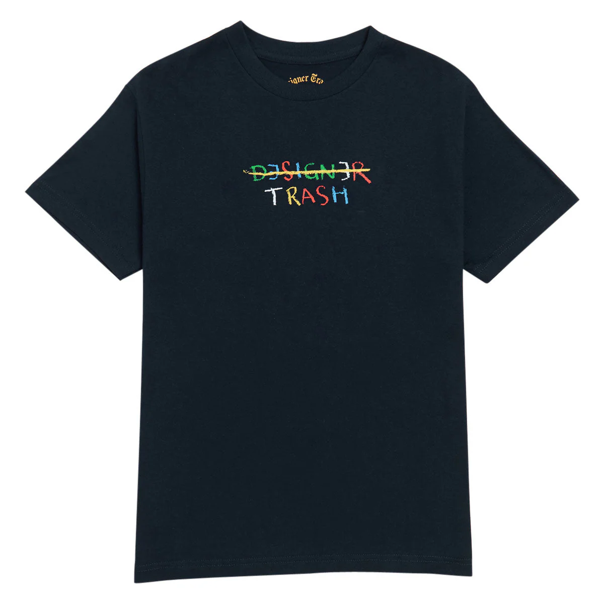 Designer Trash Scribble T-Shirt - Navy