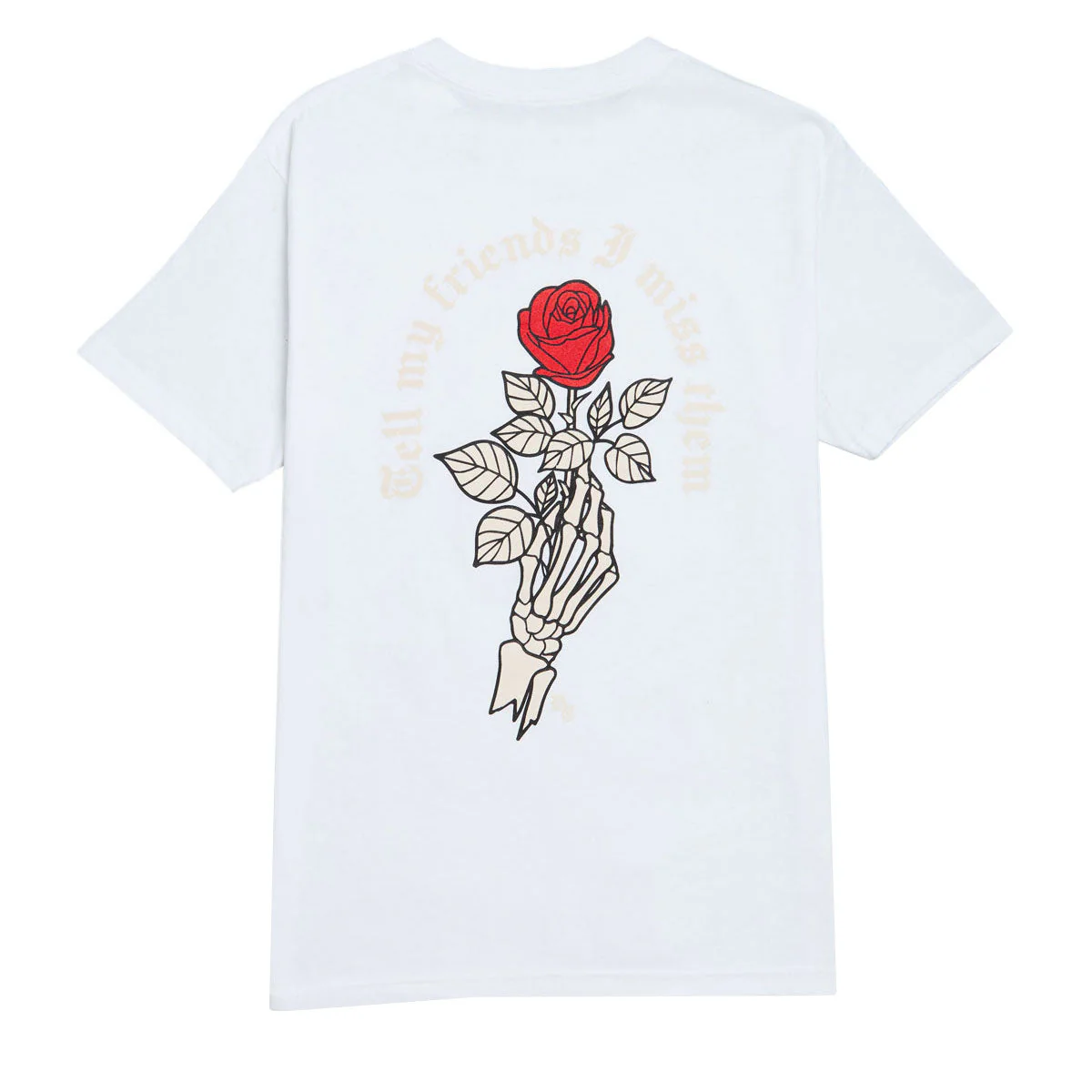 Designer Trash Tell Your Friends T-Shirt - White