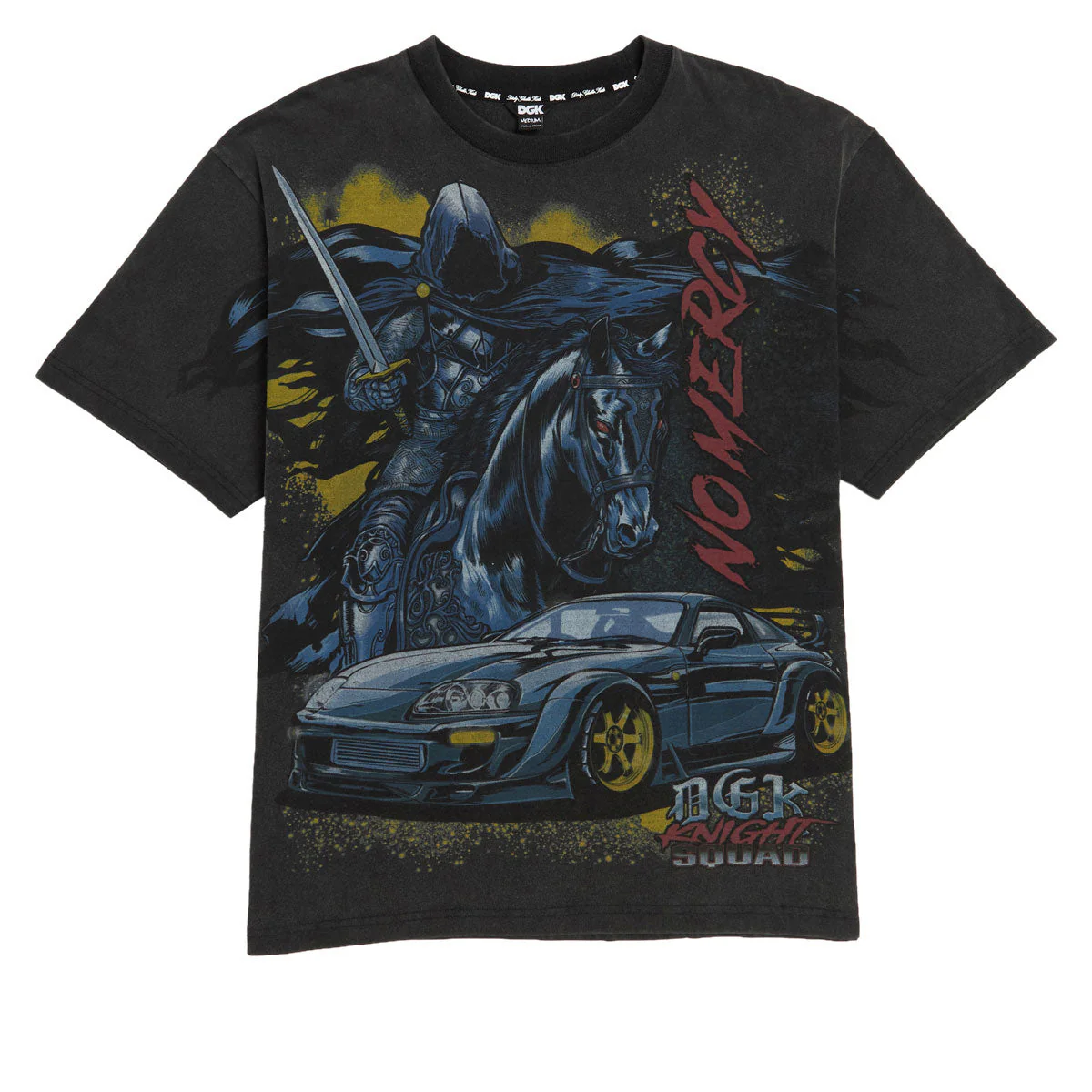 DGK Black Knight Knit T-Shirt - Vintage Black