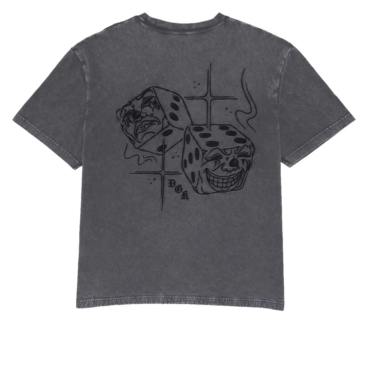DGK Bones Knit T-Shirt - Washed Gray
