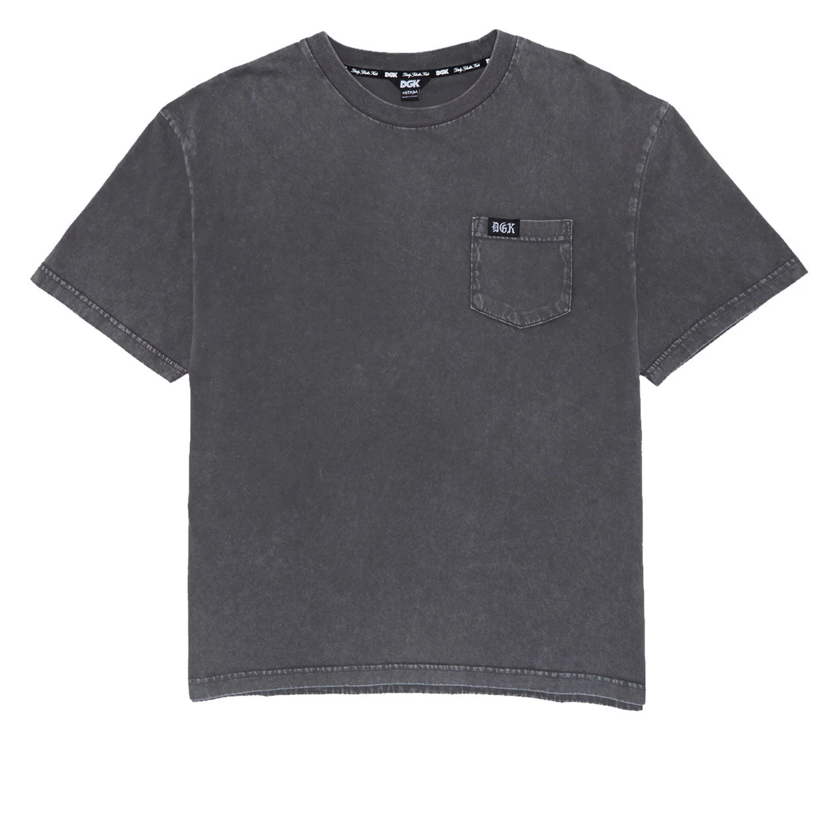 DGK Bones Knit T-Shirt - Washed Gray - Image 2