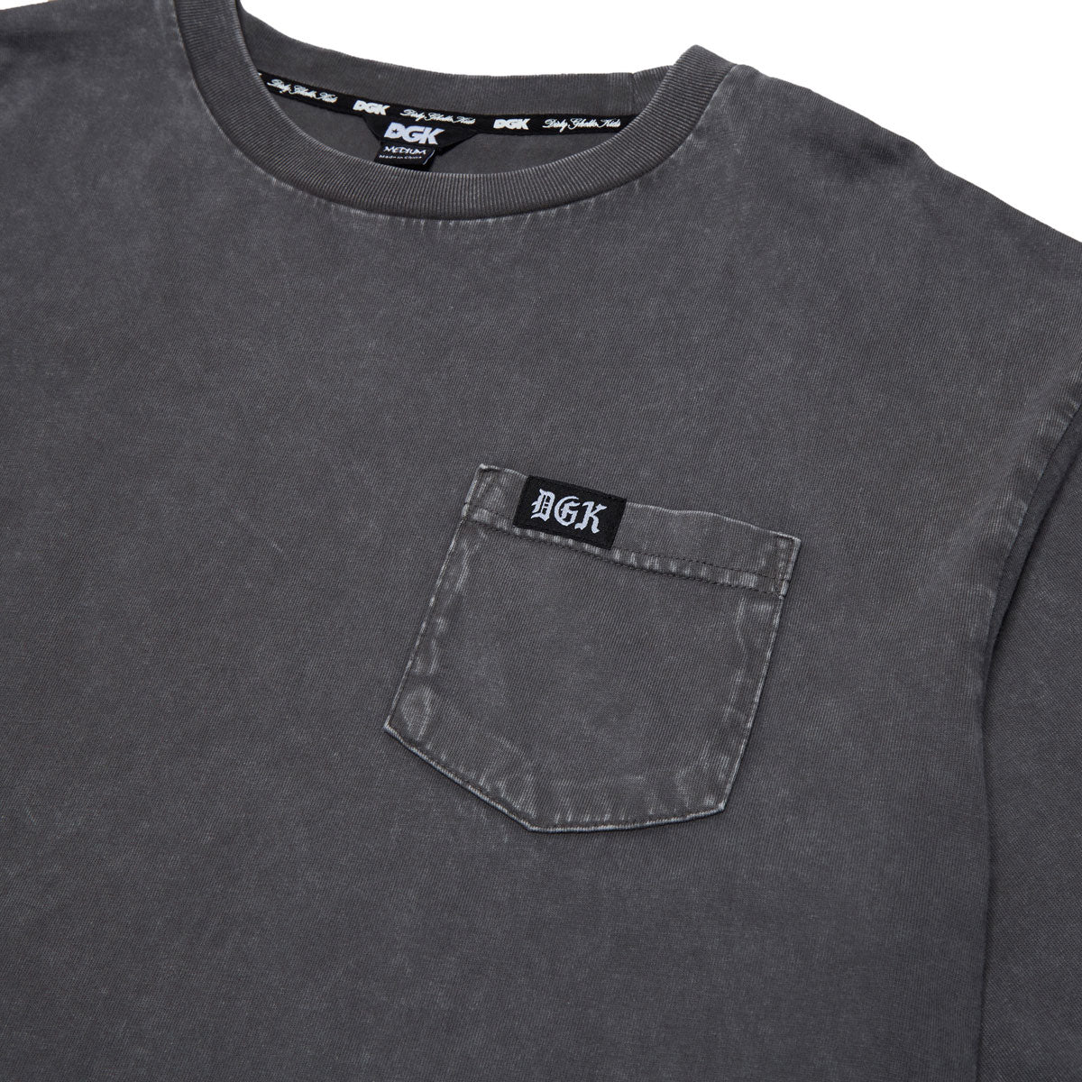 DGK Bones Knit T-Shirt - Washed Gray - Image 3