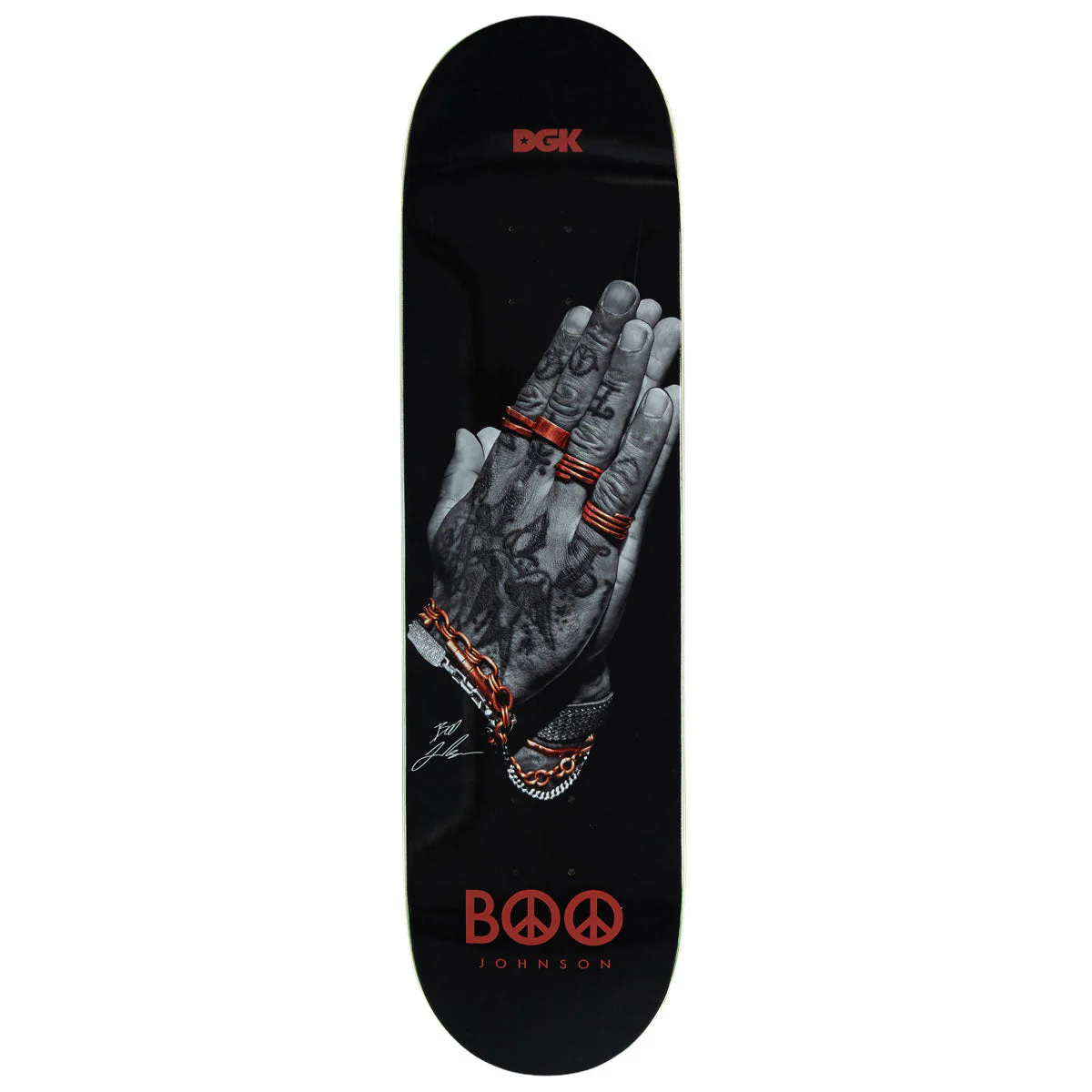 DGK Desert Prayer Boo Skateboard Deck - 8.25"