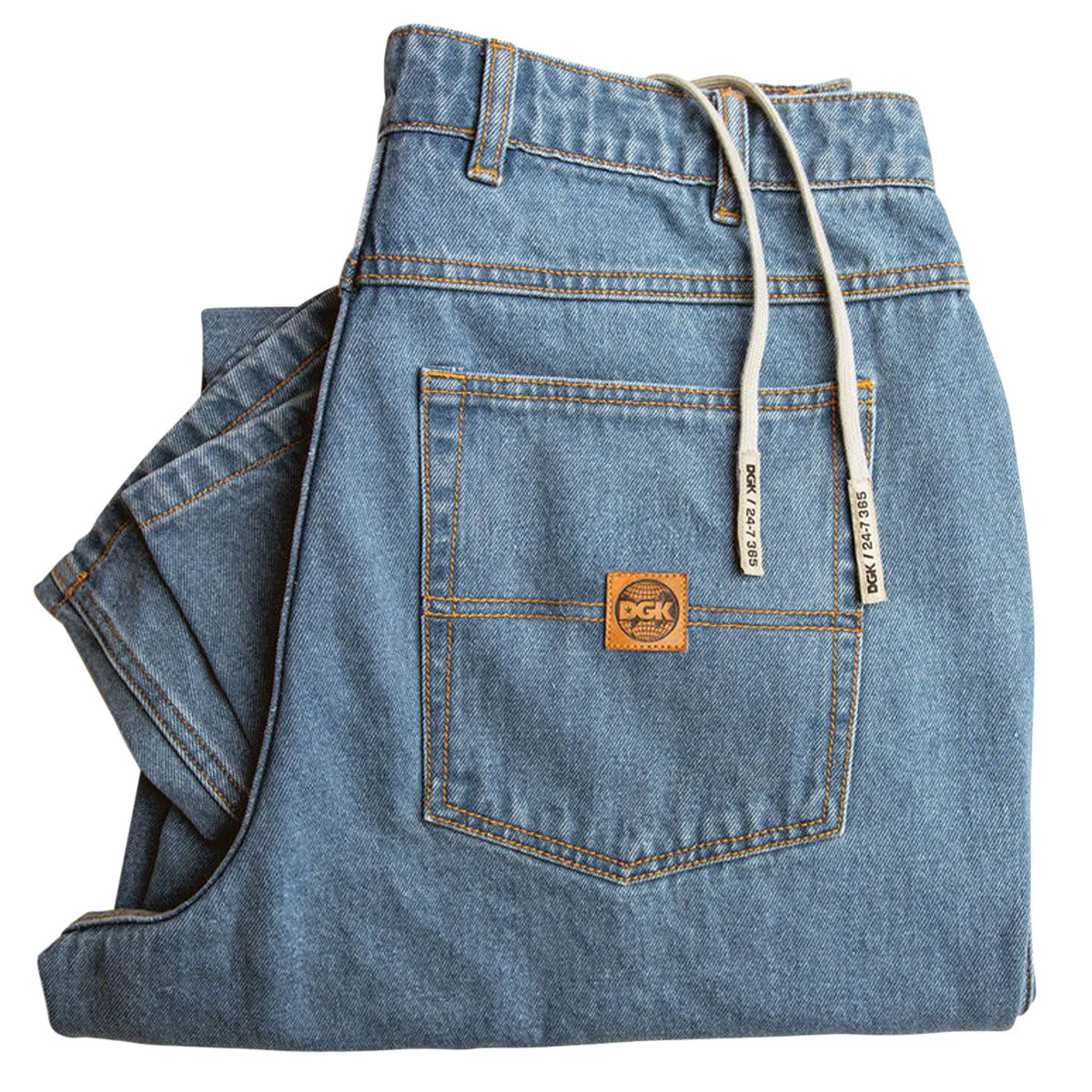 DGK Muni Denim Jeans - Washed Indigo - Image 5