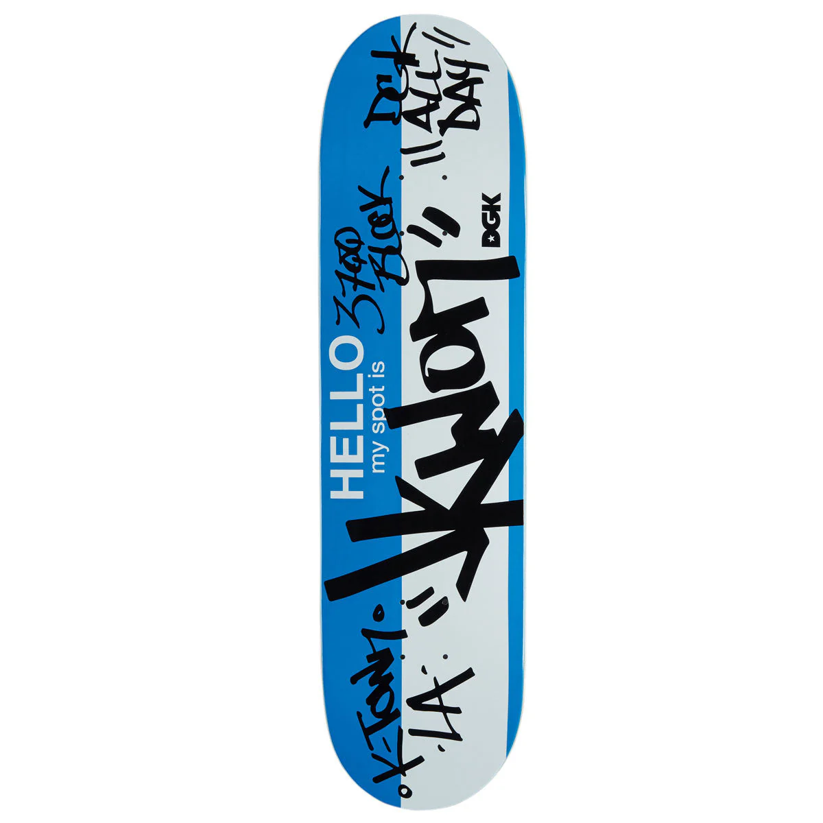 DGK My Spot Is Jkwon Skateboard Deck - Blue - 8.25"