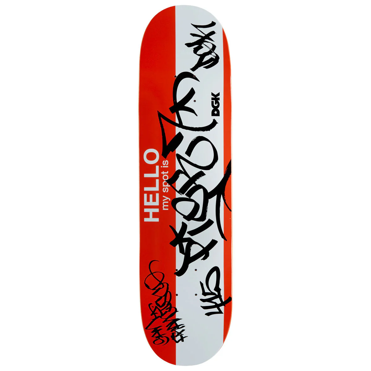 DGK My Spot Is Pier 7 Skateboard Deck - 8.38"