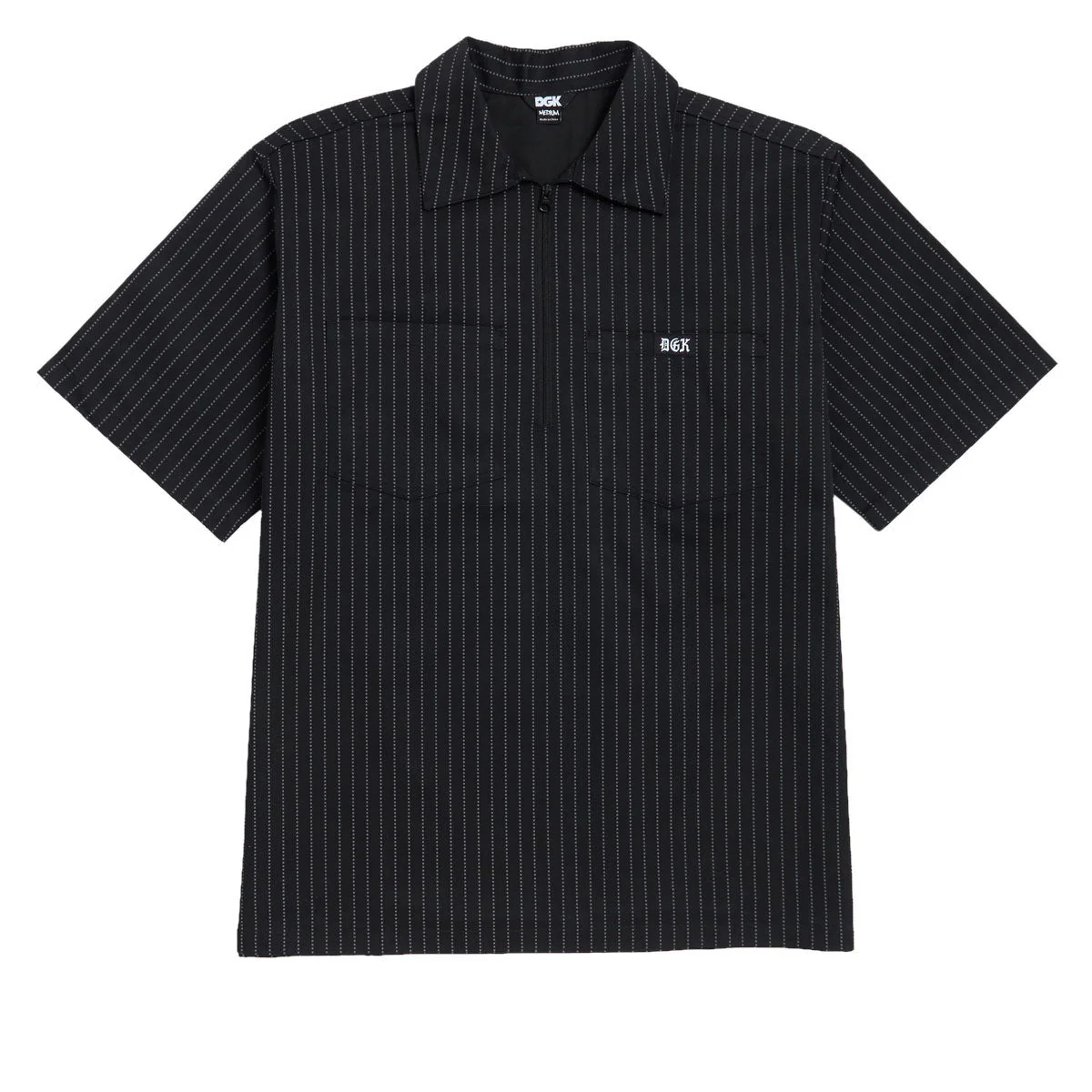 DGK Sagrado Work Shirt - Black Pinstripe
