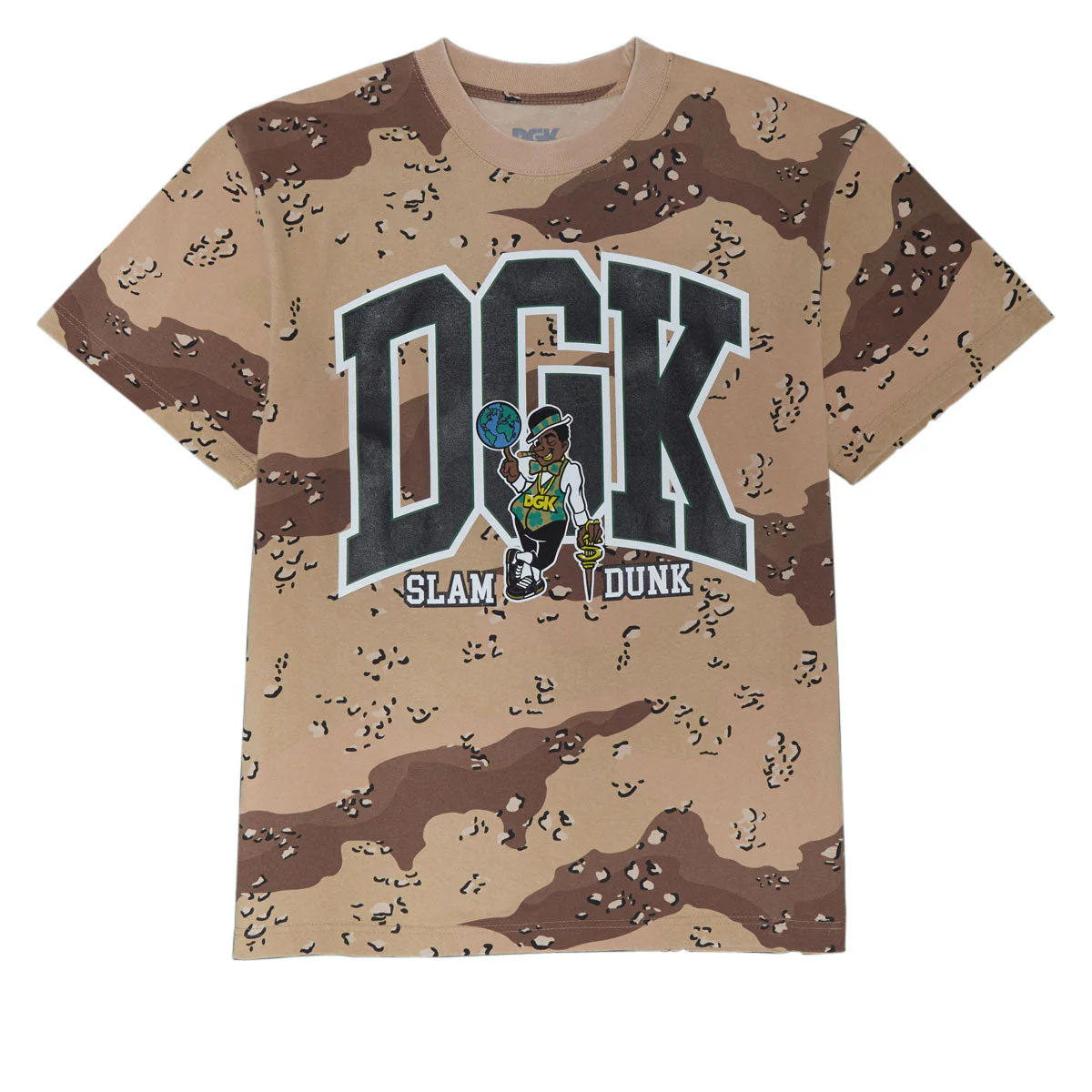 DGK Slam Dunk Boxy T-Shirt - Desert Camo