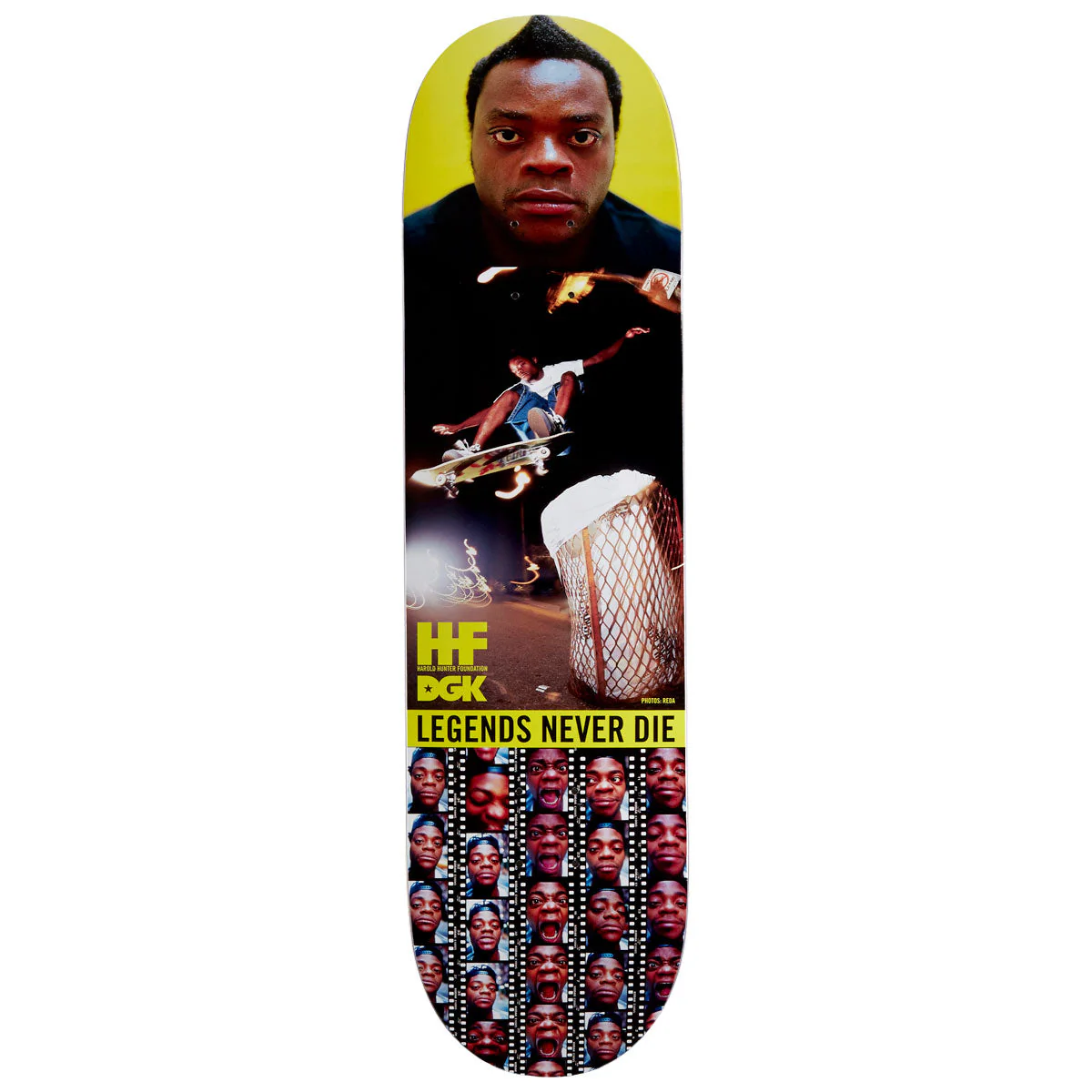 DGK Street Soldier Harold Hunter HHF2 Reda Skateboard Deck - 8.25"
