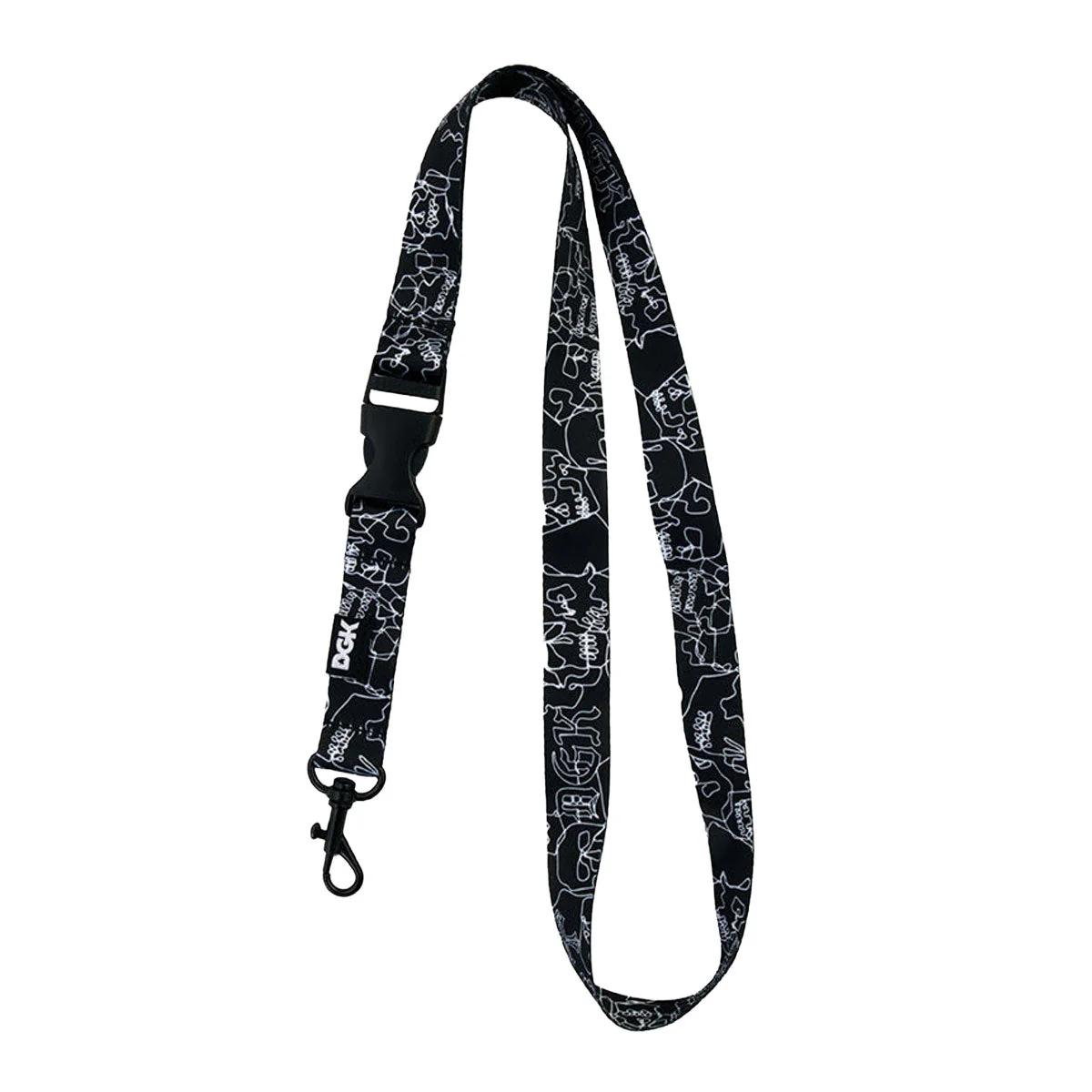 DGK Vault Lanyard - Black