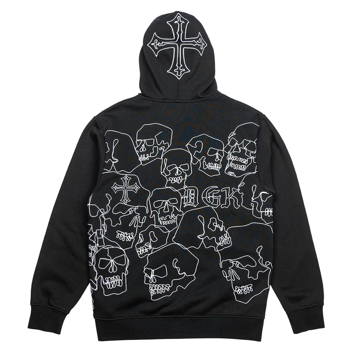 DGK Vault Zip Hoodie - Black - Image 2