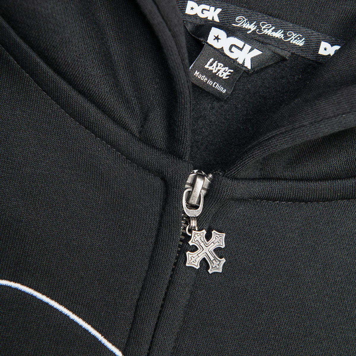 DGK Vault Zip Hoodie - Black - Image 5