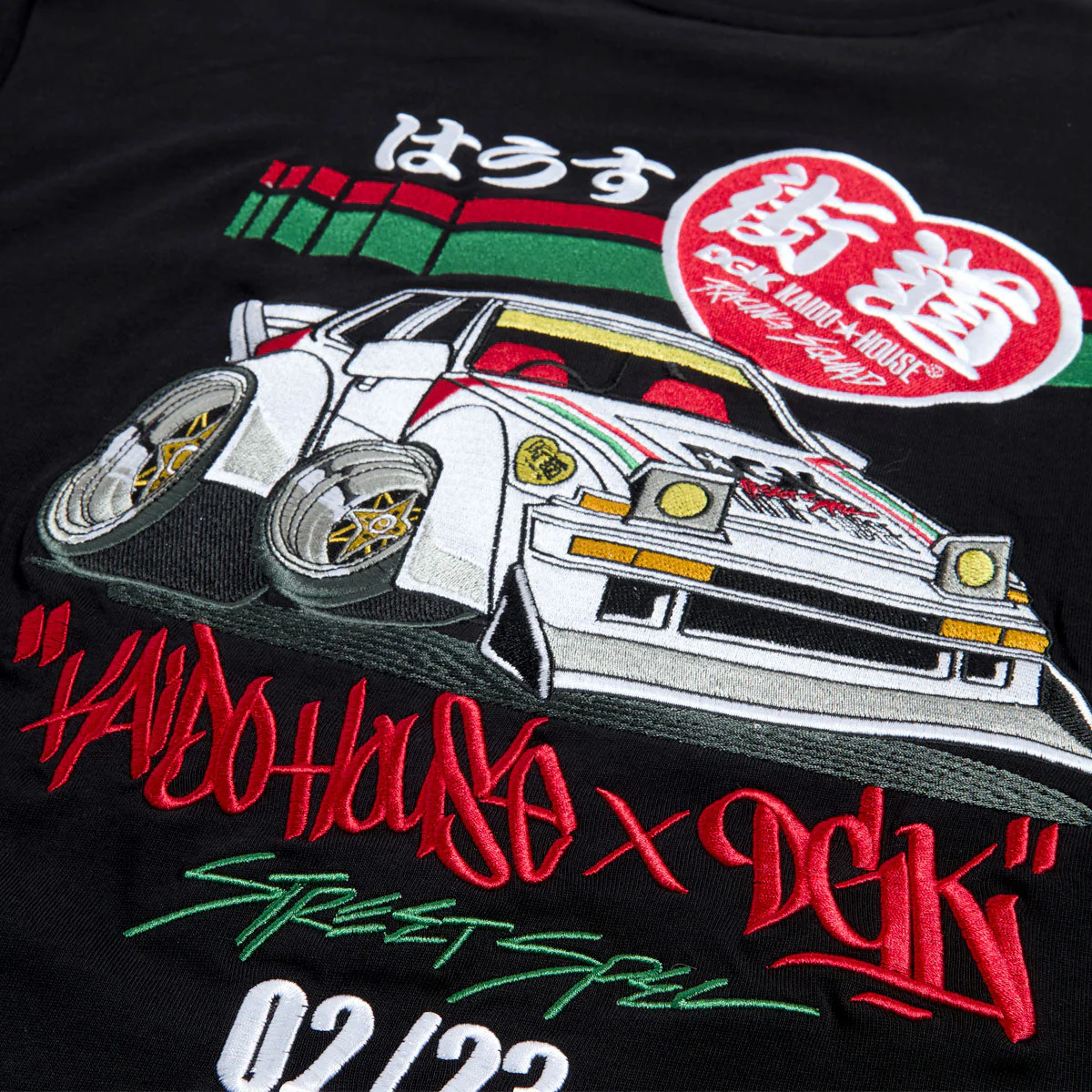 DGK x Kaido House Camber Knit T-Shirt - Black - Image 3