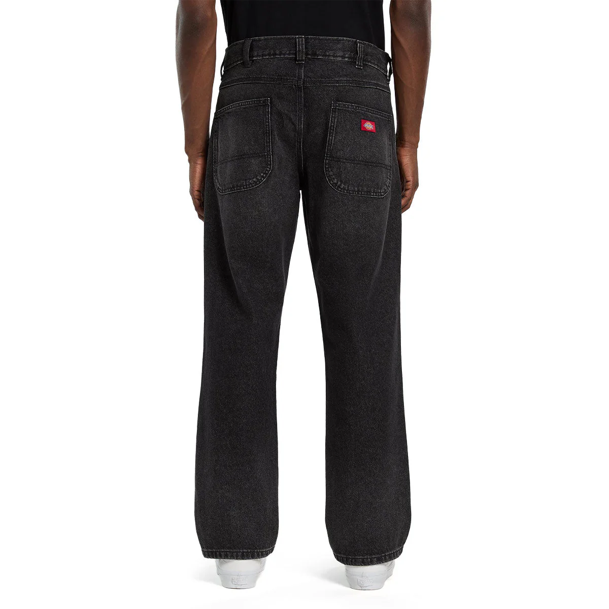 Dickies Relaxed Straight Work Jeans - Black Wash Faded - Image 2