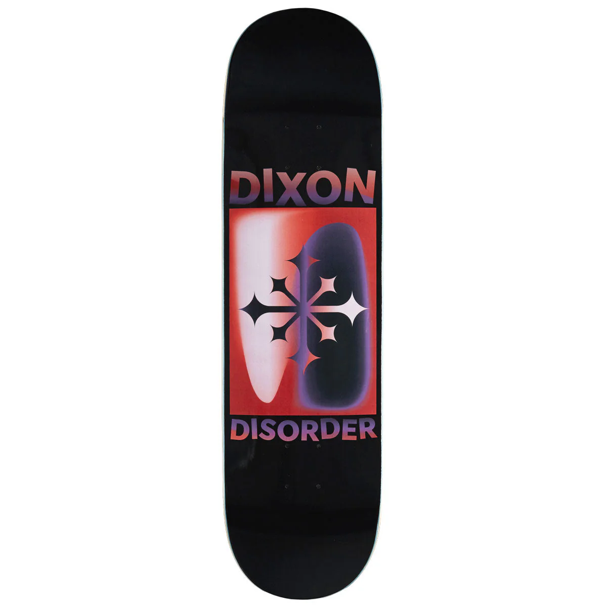 Disorder Gradient Clive Dixon Skateboard Deck - Black/Red - 8.50"