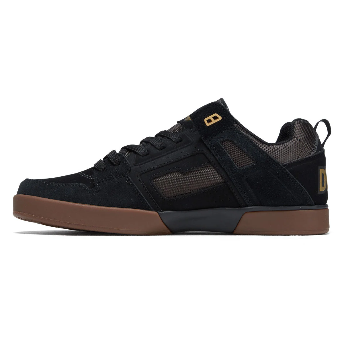DVS Comanche LT Shoes - Black/Black/Gum Suede - Image 2