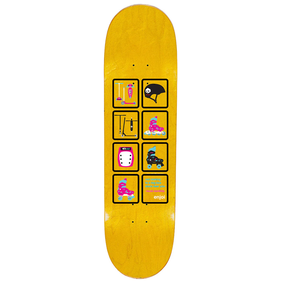Enjoi Big Box Scooters R7 Skateboard Complete - Blue - 8.00" - Image 2