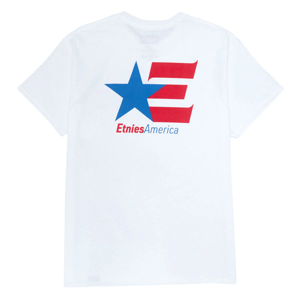 Etnies America T-Shirt - White/Blue/Red