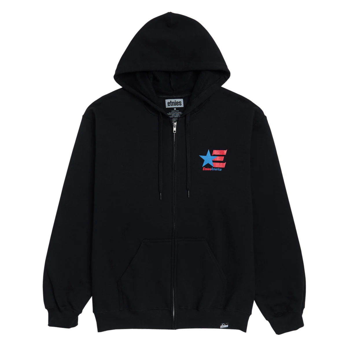 Etnies America Zip Up Hoodie - Black