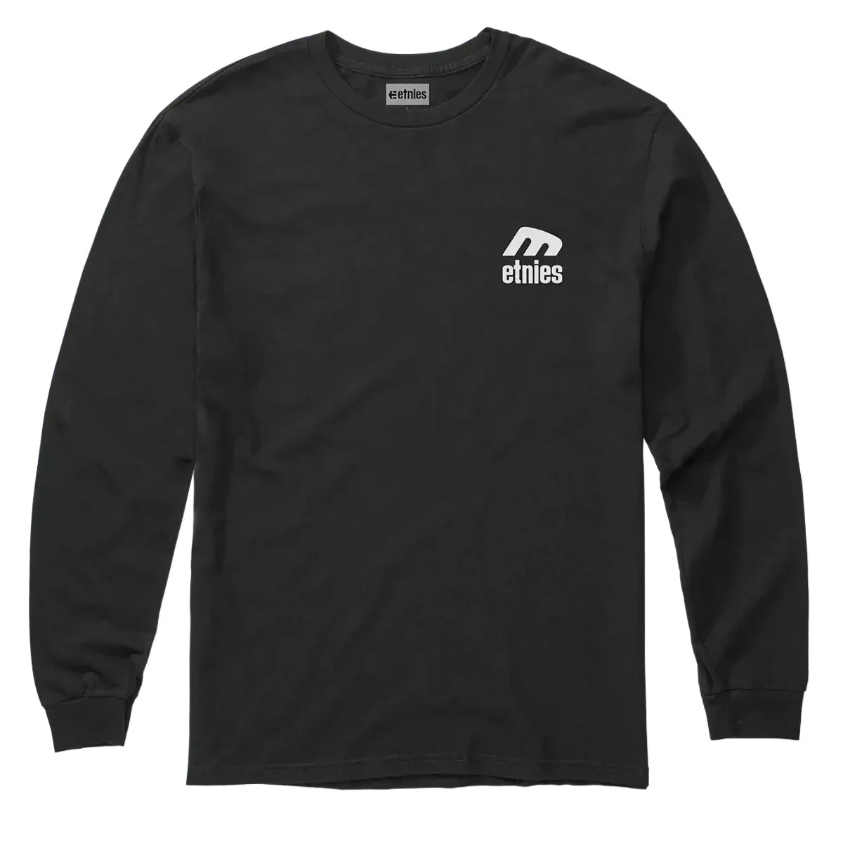 Etnies Icon Long Sleeve T-Shirt - Black/White