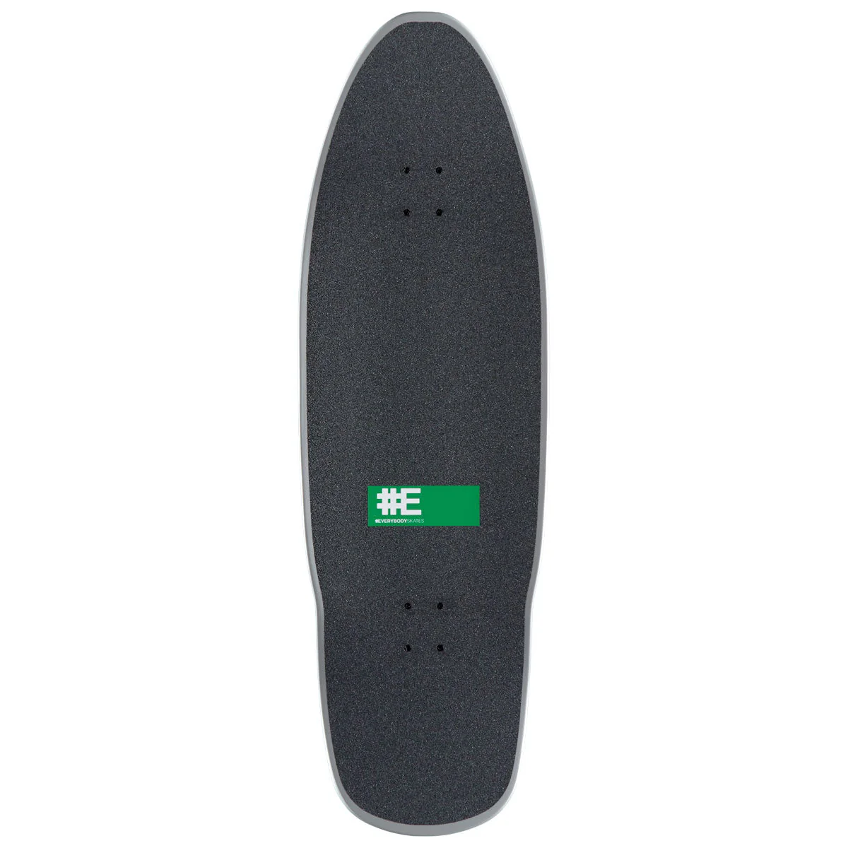 EVERYBODYSKATES BB Burning Klansman Big Board 40" Pre-Built Skateboard Complete - Silver - Image 2