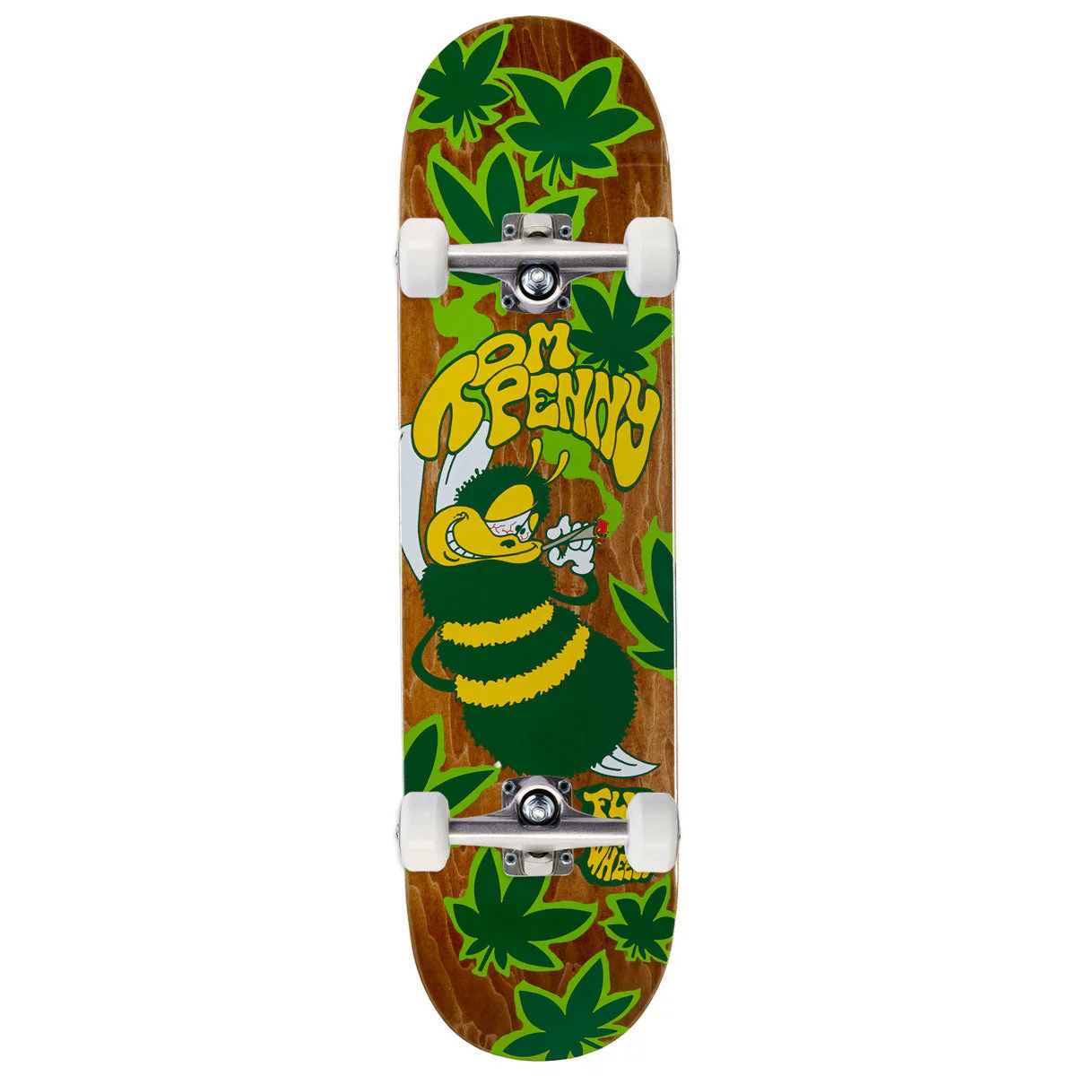 Flip High in a Haze Skateboard Complete - Green - 8.25"