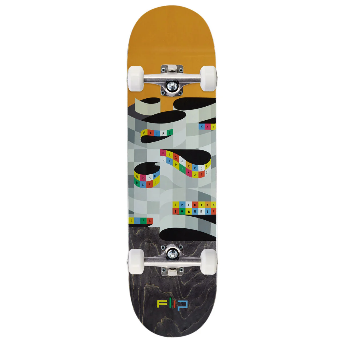 Flip Stenograph Team Skateboard Complete - 8.375"