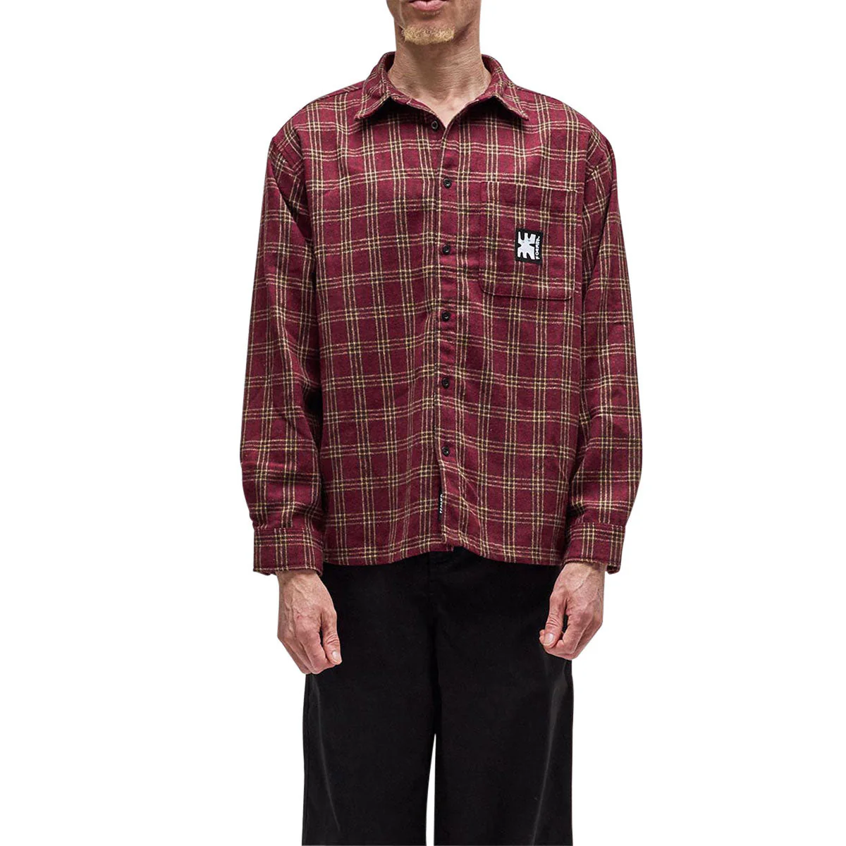 Former Reynolds Flannel Long Sleeve Shirt - Red