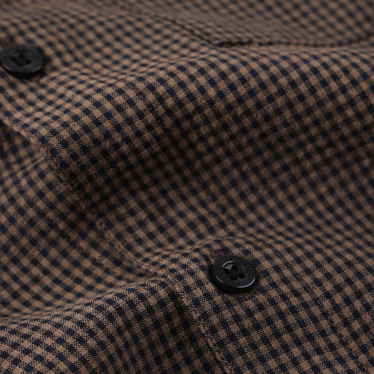 Former Vivian Check Shirt - Brown - Image 5