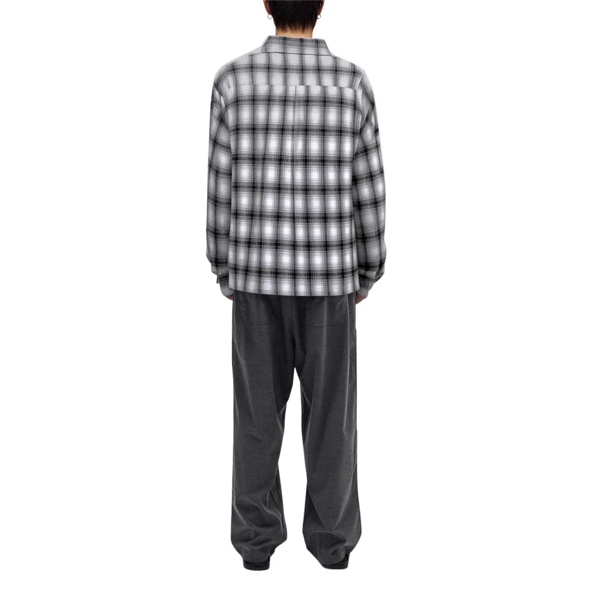 Former Vivian Flannel Long Sleeve Shirt - Grey - Image 4